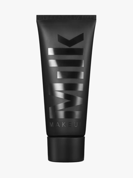 Milk Makeup Pore Eclipse Mattifying + Blurring Makeup Primer in branded component on a light gray background